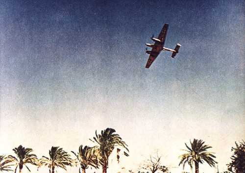 Bf-110 in flight