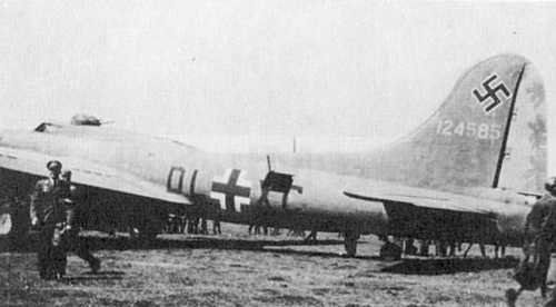 Captured American B-17