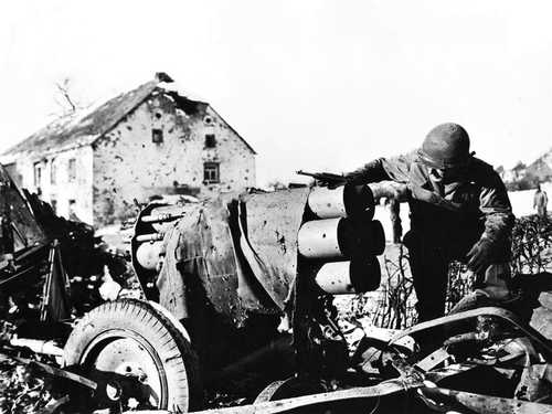 Battle of the Bulge scene