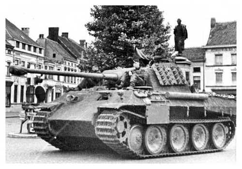 Panzer V Panther Tank, Possibly Belgium