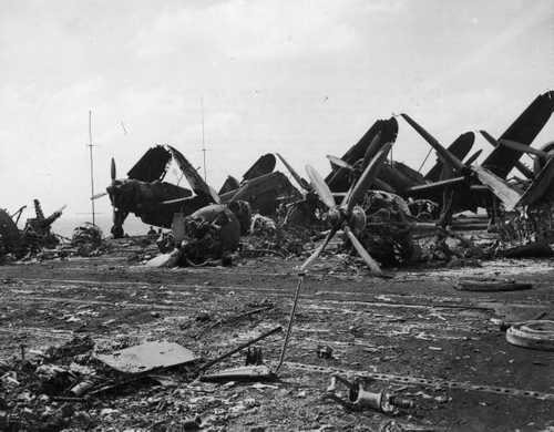 Kamikaze damage