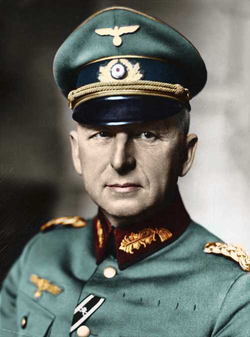 ERICH VON MANSTEIN COLORIZED