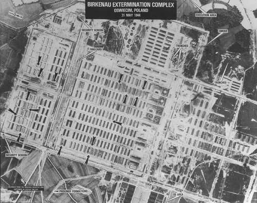 Auschwitz-Birkenau by above