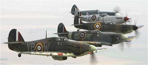 RAF BBMF's Family of fighters