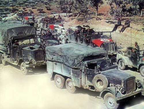 German Supply Column