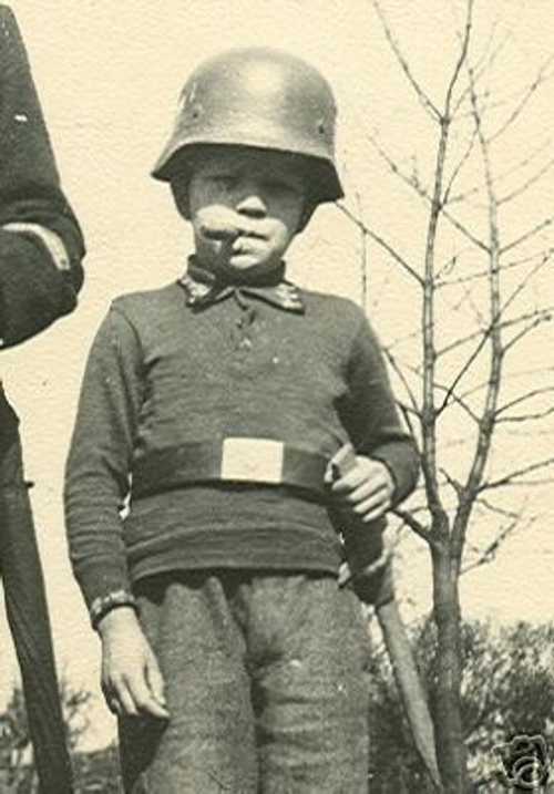 young boy in uniform