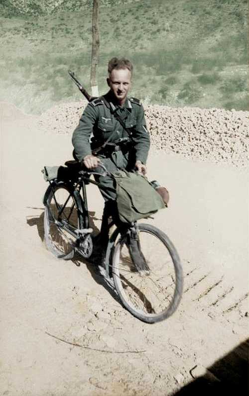 GERMAN WITH BIKE.