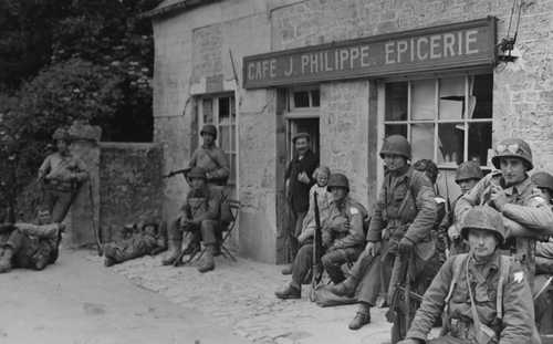 GI's take break
