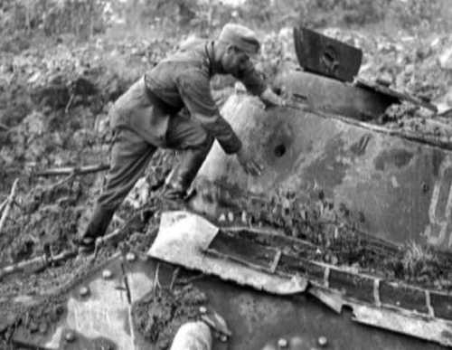 Destroyed T-34