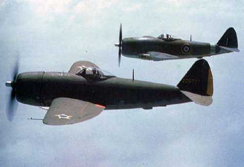 Brazilian and British P-47