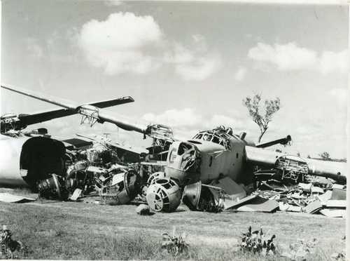 Aircraft scrapyard