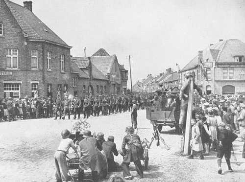 Germans capitulation in Dunkerque, 1945