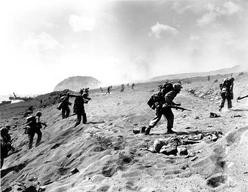 Sands of Iwo Jima.