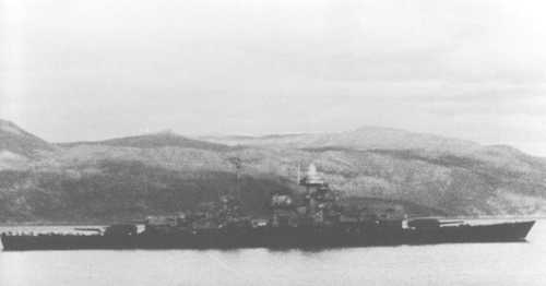 Tirpitz in black