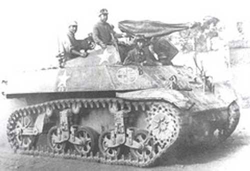 M3 Tank of NRA in Burma
