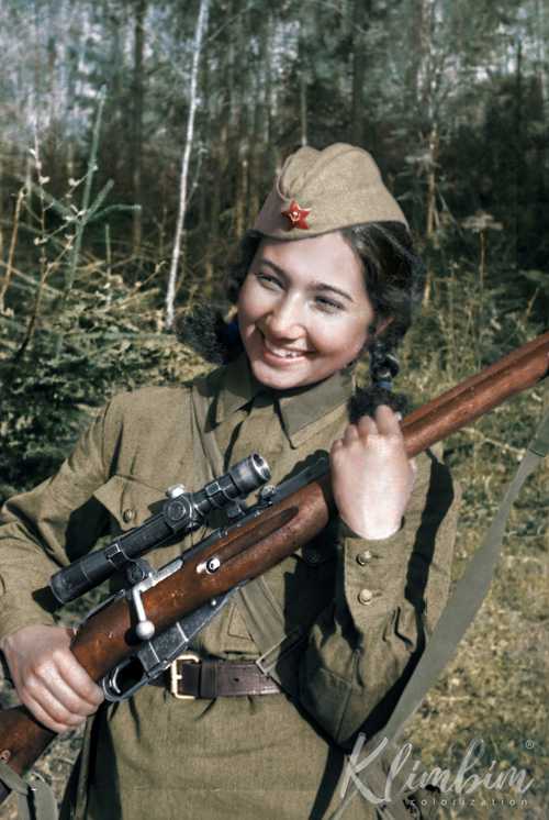 Soviet sniper Ziba Ganiyeva