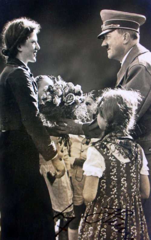 HITLER WITH CHILDREN