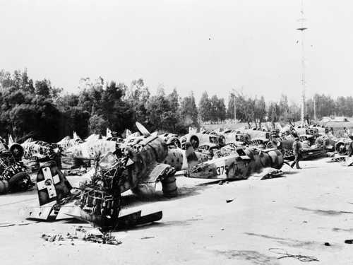 Wrecked Italian Aircraft