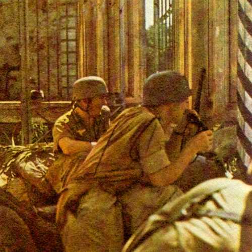 German paratroopers in Italy