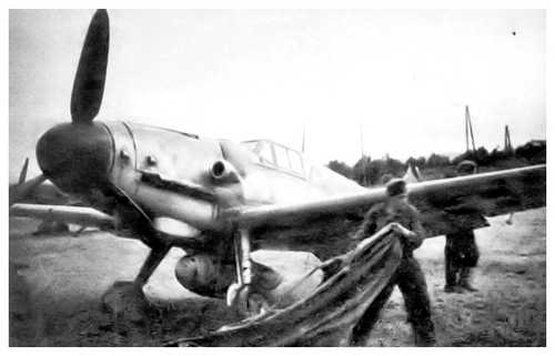 Hungarian Me-109 Prepared for Takeoff