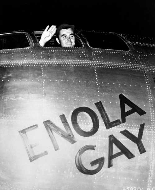 Colonel Paul Tibbets and the ENOLA GAY