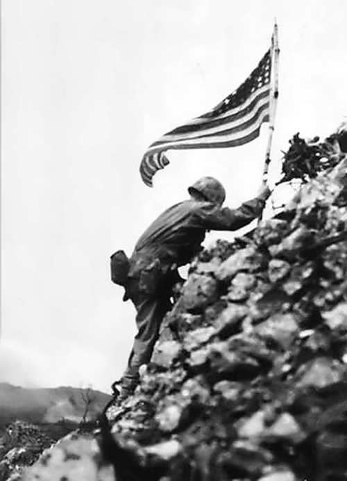 Marine braves sniper fire
