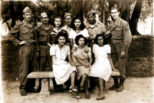 Brazilian soldiers after returning from Italy