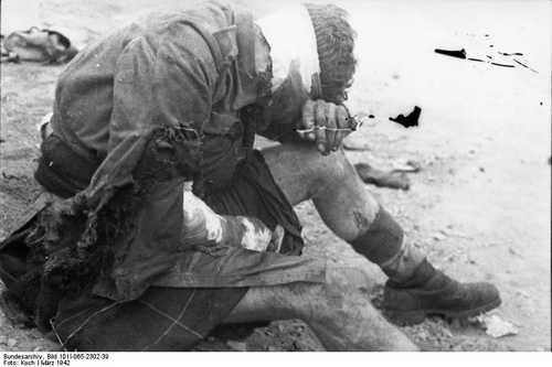 Wounded British Soldier