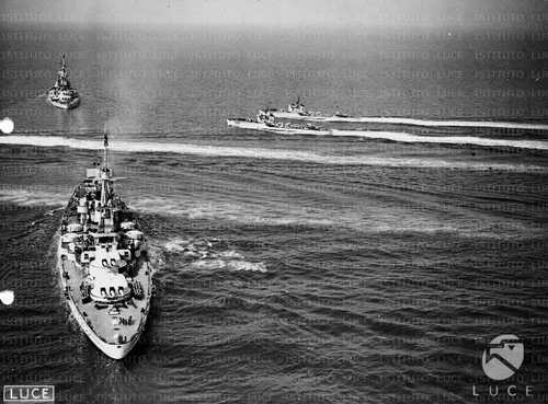 Sliping the battleships on their route