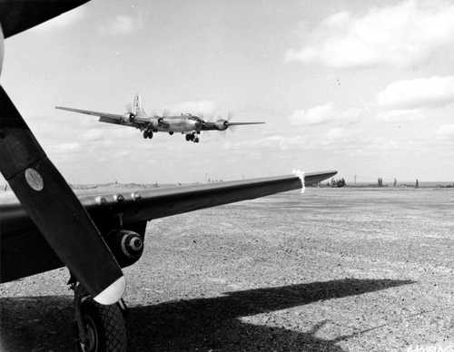 Landing of B-29