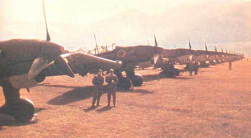 Stuka on air field