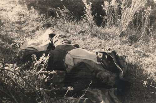 Fallen Soviet soldier