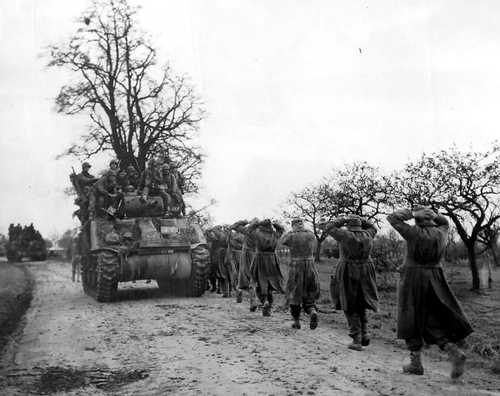 Tank and POWs