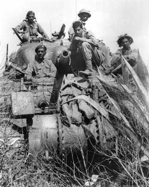 Sherman tank of an Indian armoured regiment