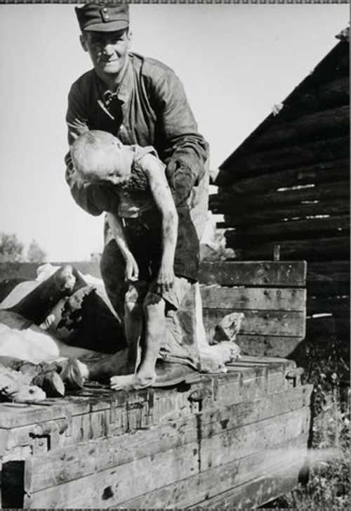 young victim of partisans