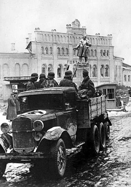 Captured truck