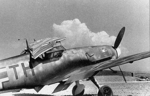 Recce Bf 109 over the Mediterranean