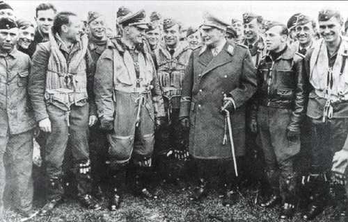 Göring with Pilots in France