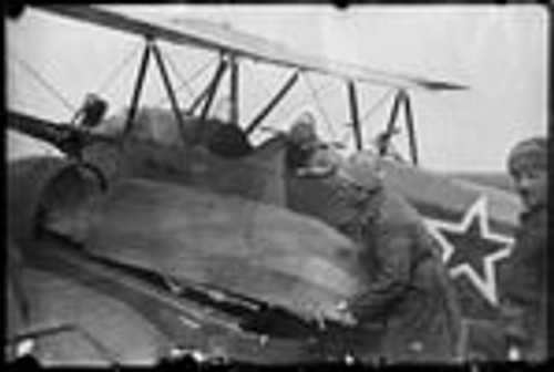 Evacuation of the wounded on the U-2 airplane.