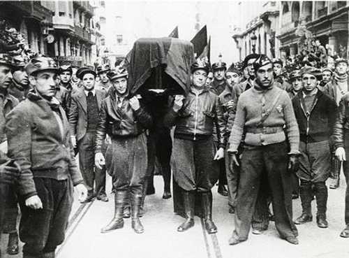 Buenaventura Durruti's funeral