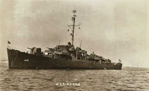 USS Hanna DE 449