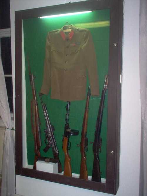 Hungarian Museum Photo - with German Assault Rifle