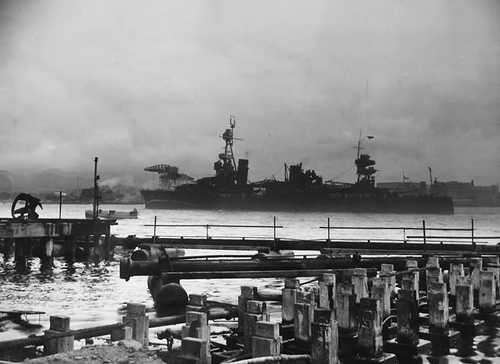 USS Northampton leaves Pearl