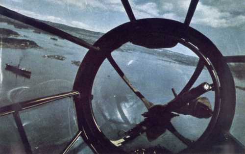 NOSE SECTION OF A GERMAN HE 111 BOMBER