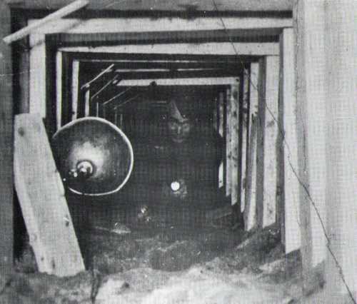Tunnel dug by German POW's