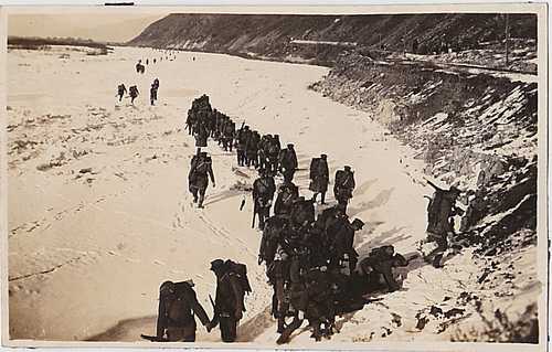 JAPANESE TROOPS in mountains