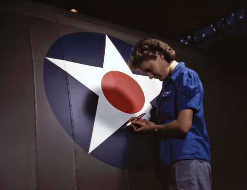 Women Working on Aircraft