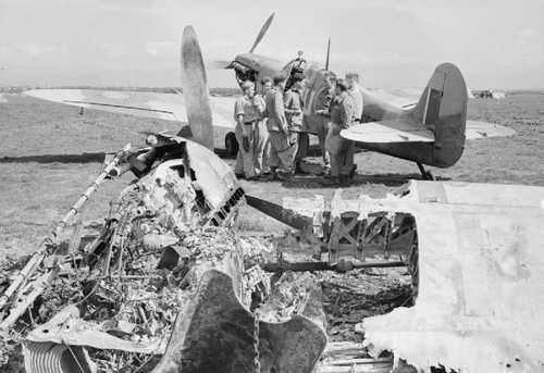 Spitfire at Naples