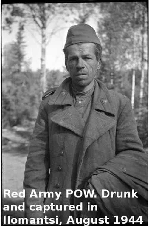 Red Army POW - drunk when captured (1944)