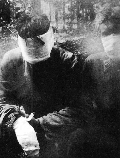 Wounded assault gun commander